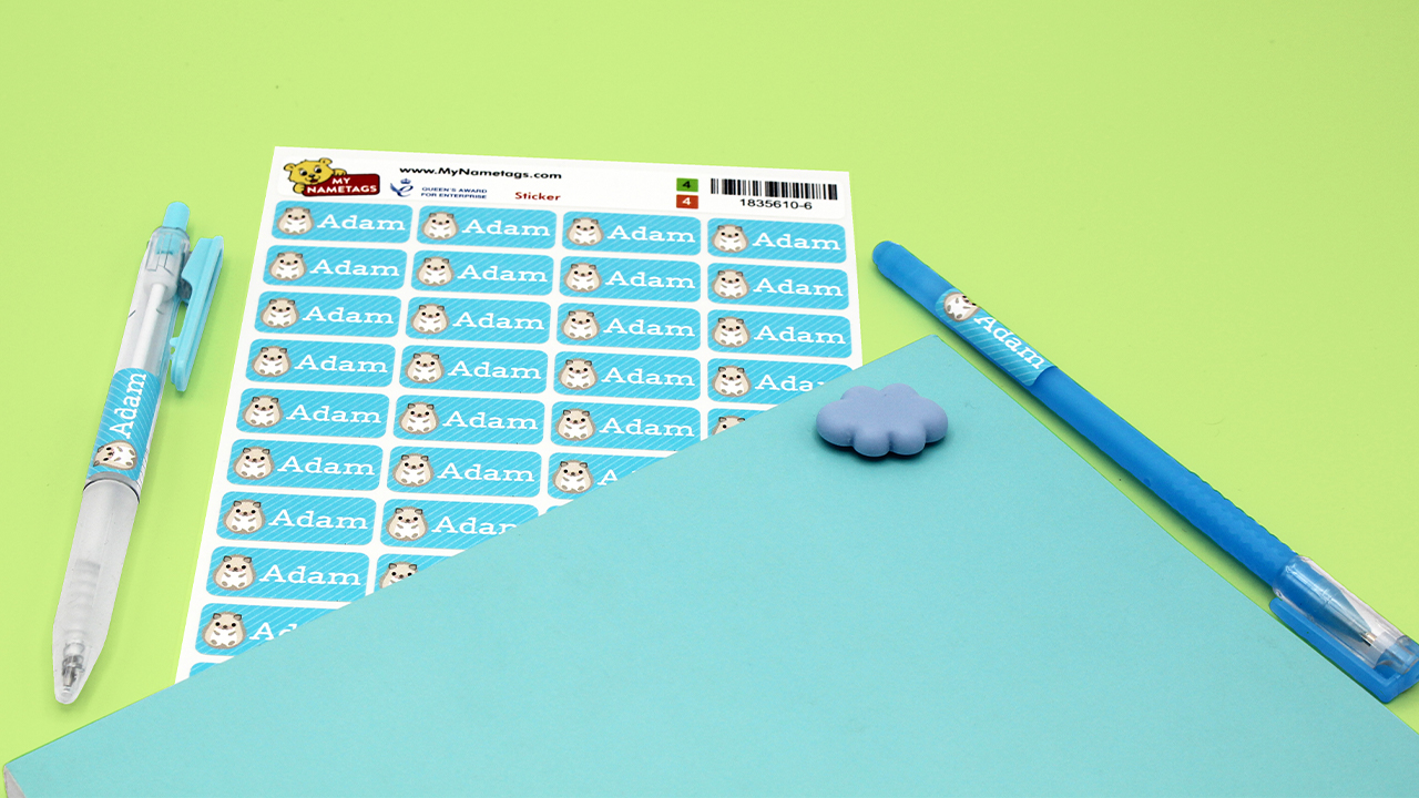 Name Stickers for School Supplies 