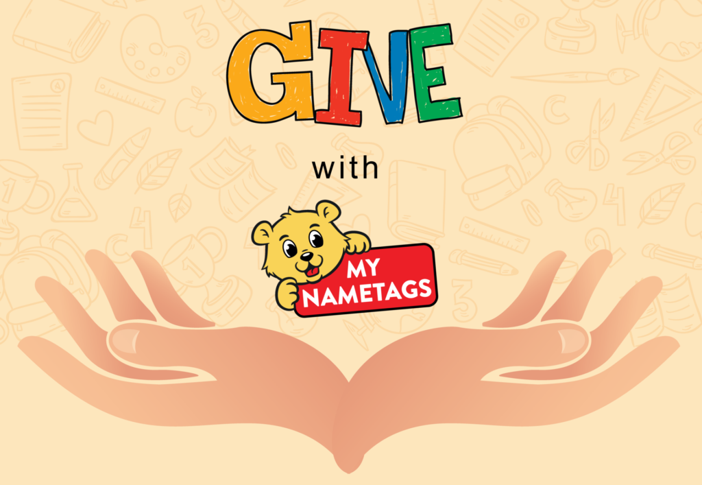 Raise money for your school or nursery with My Nametags!