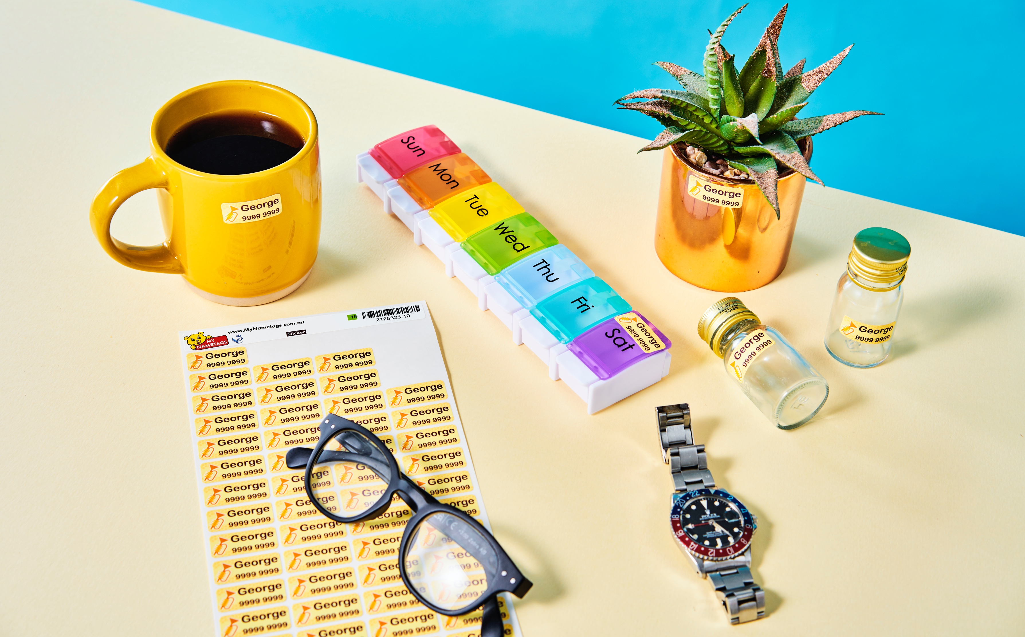 Using Iron-On or Sticker Name Labels in A Care Home 