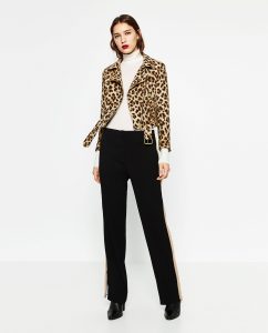 Image of Zara leopard print jacket