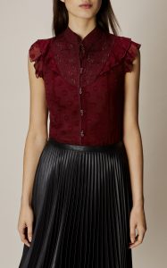 Image of karen Millen Victoriana blouse