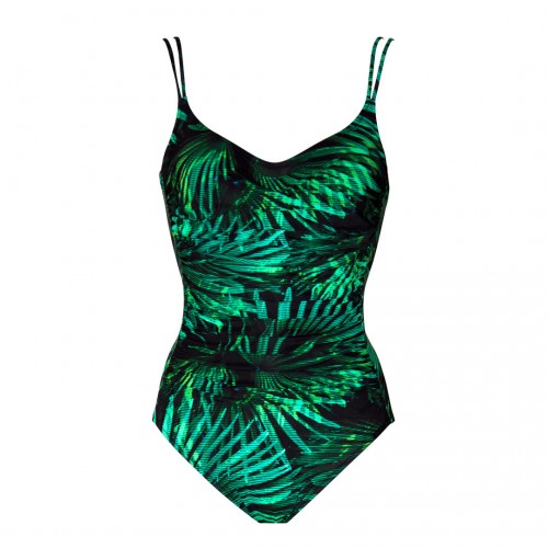 Image of a rainforest inspired swimsuit