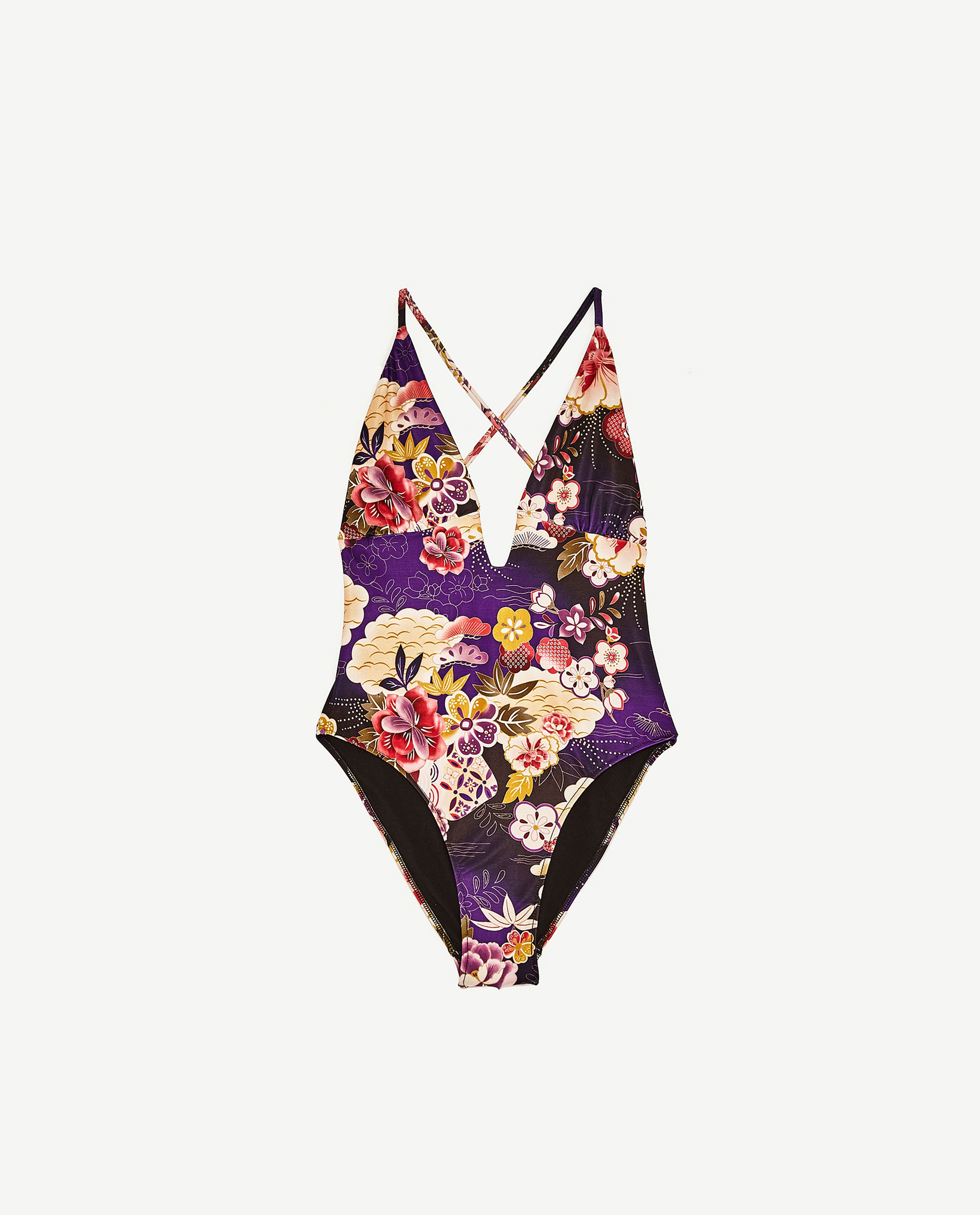 Zara floral swimsuit - My Nametags