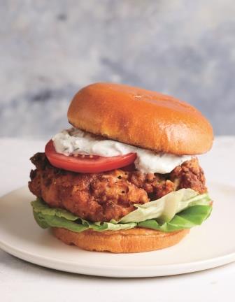 Image of a buttermilk fried chicken sandwich