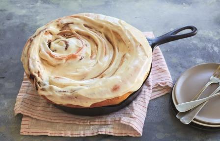 Image of a giant cinnamon roll