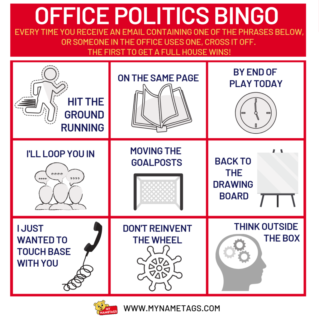 OFFICE POLITICS BINGO FINAL