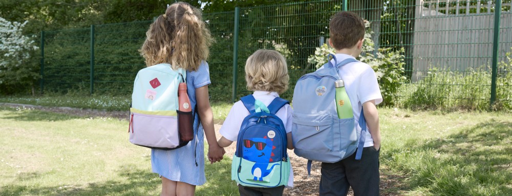 Children going to school