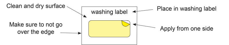 Iron-on Labels stretch Tags™ the Ultimate Nametape for Labelling Clothing,  Socks and Stretchy Fabrics No Clothing With These Name Tags 