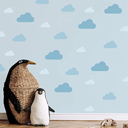 My Nametags Wall Sticker - Clouds