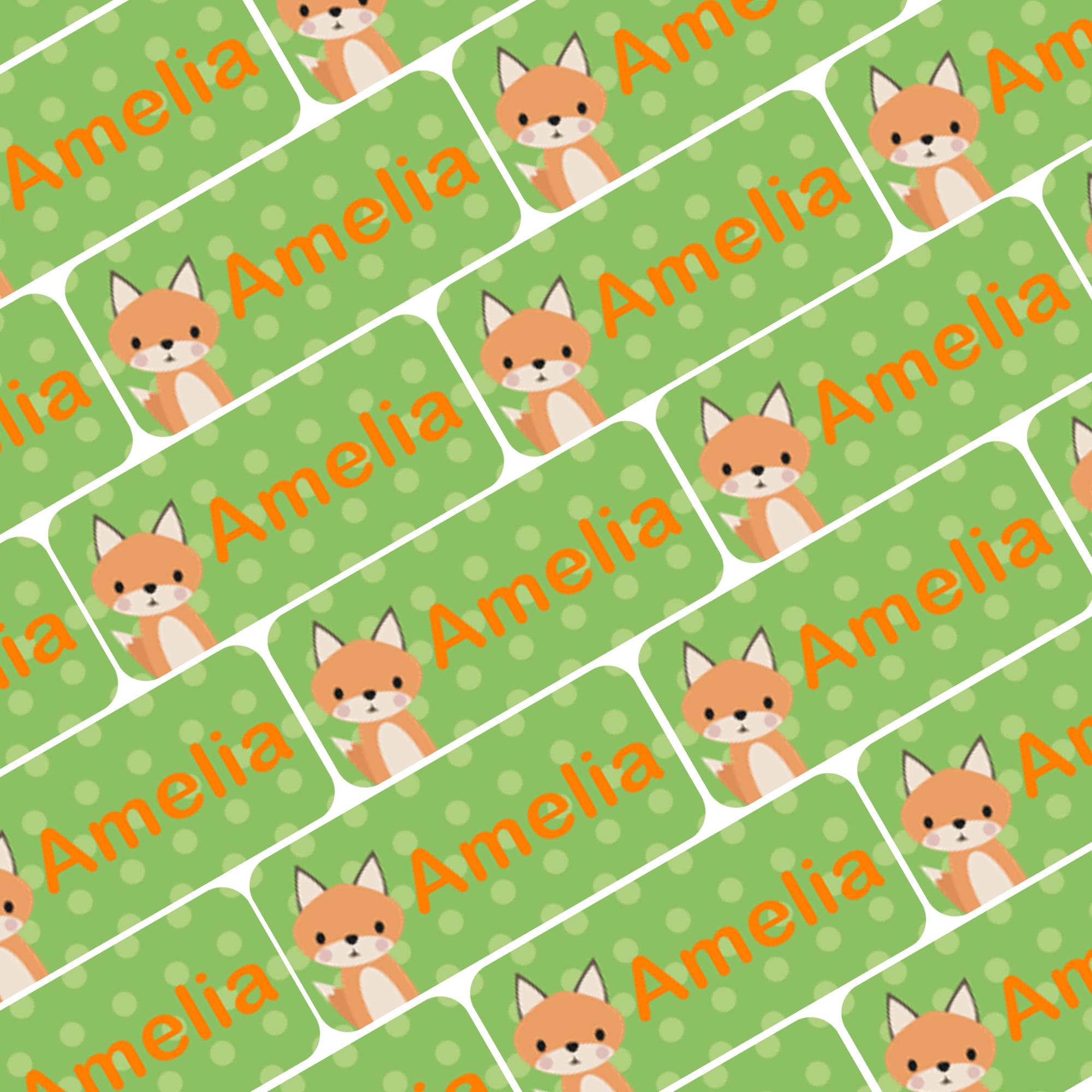 My Nametags Personalised Name Labels - Amelia