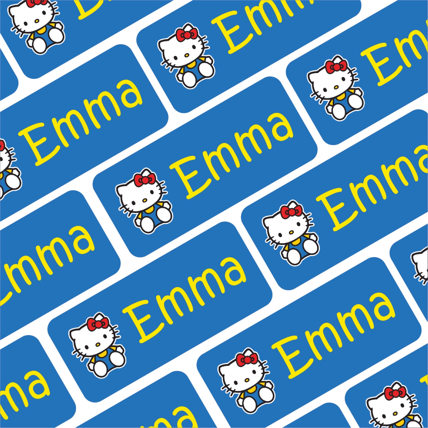 My Nametags 56x Hello Kitty Name Tags for Kids