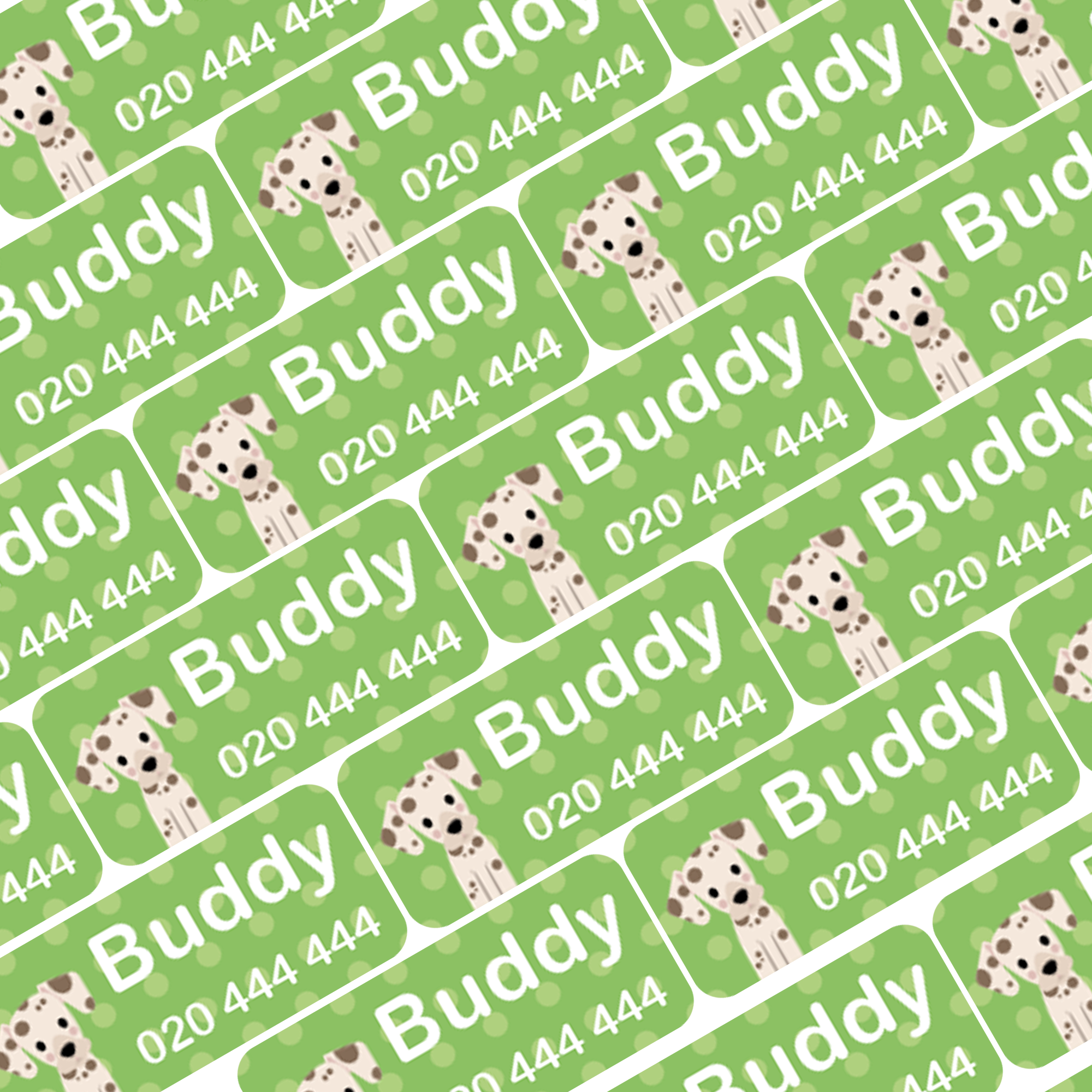 My Nametags 56x Name Labels - Dog
