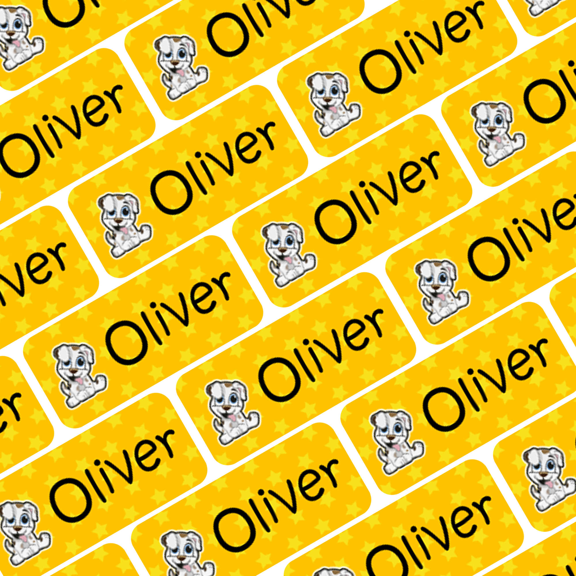 My Nametags Personalised Name Labels - Oliver